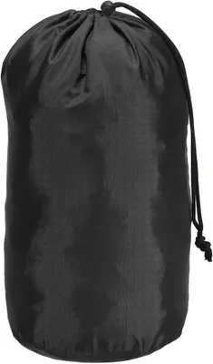 Produktbild von Wasserdichter Packsack, 16 x 32 cm, mit Kordelzug, schwarz – Packsack – Campingzubehör