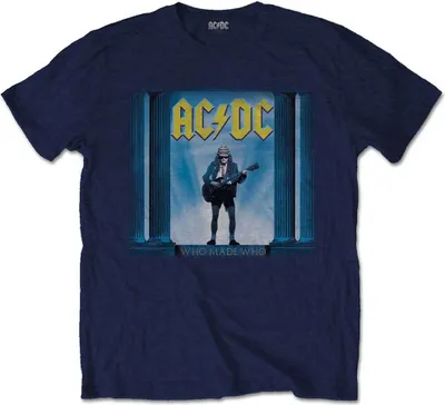 Produktbild von AC/DC Who Man Who Navy Blue S T-Shirt