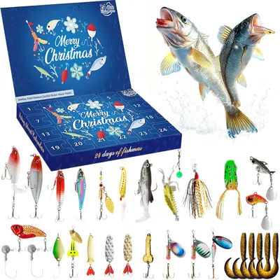 Fischer Adventskalender 2026 – 24 Kunstköder für Männer