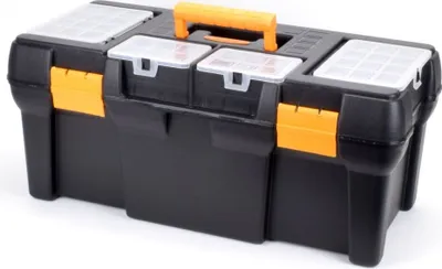 Produktbild von Werkzeugkoffer leer Werkzeugkasten Werkzeug Angel Box Kiste groß XXL Kunststoff