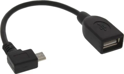 Zdjęcie produktu dla InLine 31606W, Micro-USB B, USB A, Czarny