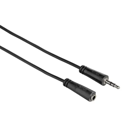 Produktbild von Hama 3.5mm M/F 5m, 3.5mm, Männlich, 3.5mm, Weiblich, 5 m, Schwarz