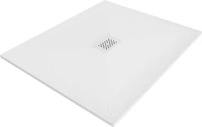 Image de Mexen Hugo cabine de douche rectangulaire SMC 110 x 100 cm, blanc, couvercle blanc - 42101011-W
