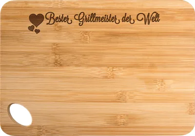 Produktbild von Mr. & Mrs. Panda Schneidebrett Grillmeister - Transparent - Geschenk, Holzbrett, wurstbrett, Hackbrett, Chefkoch, Griller, Frühstücksbrett, Steak, Grillen