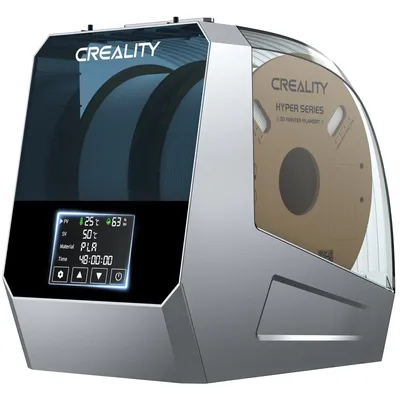 Obrázok produktu pre Creality Space Pi Filament Dryer Plus 3D tlačiareň, vylepšený dehydrátor filamentu, úložný box s pokročilou technológiou PTC ohrevu, funkcia časovača, podpora dotykového LCD displeja, nylon, ABS, PETG, PLA, TPU, materiál cievky 1,75/2,85 mm
