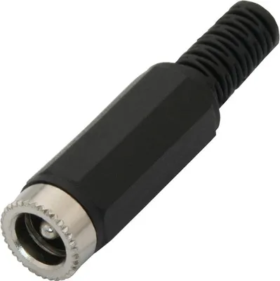 Produktbild von DC 2.1/5.5 Buchse für Kabel mit Saitenentlastung