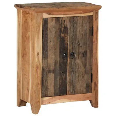 Produktbild von Schrank 33 x 55 x 75 cm massives Akazienholz Altholz Natur
