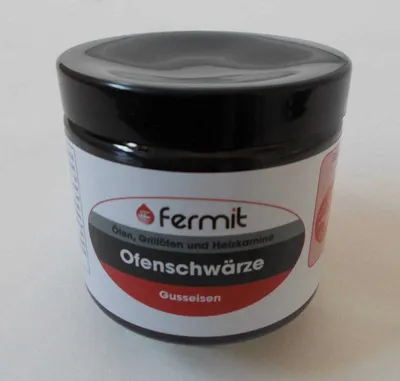 Produktbild von Ofenschwärze Schwarz-Paste wärmebeständig 220ml Dose