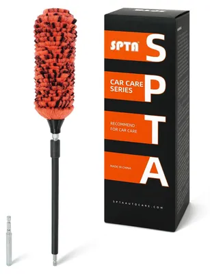 Zdjęcie produktu dla Szczotka do czyszczenia felg SPTA, 1 sztuka, z mikrofibry. Szczotka do czyszczenia felg samochodowych