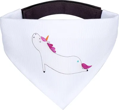Produktbild von Mr. & Mrs. Panda Tuch Einhorn Yoga - Weiß - Geschenk, Einhörner, für Hunde, Witzig, Unicorn, Halstuch, Sport, Schal, Bandana, Lustig, Hund, Hundehalstuch