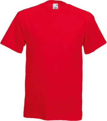 Produktbild von Fruit of the Loom - Kids Original Tee - Red - 104
