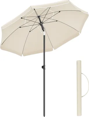 Produktbild von SONGMICS Sonnenschirm Ø 200 cm UPF 50+ mit Tragetasche