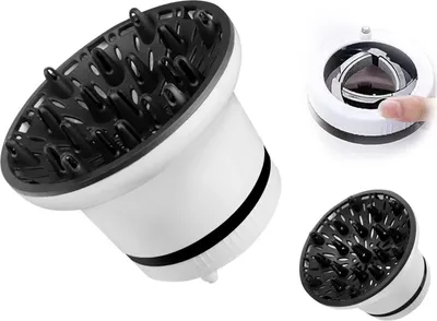 Produktbild von Professioneller föhn diffusor aufsatz für locken ,Diffusor Aufsatz Universal,Verstellbarer Haartrockner-Diffusor für Lockiges und Welliges Haar