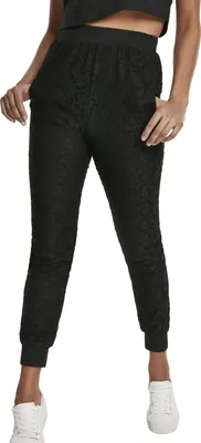 Immagine prodotto di Urban Classics Donna - Pantaloni da jogging in pizzo schwarz - M