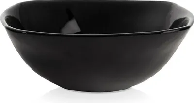 Image de Bol en verre noir LUNA 15 cm, 450 ml