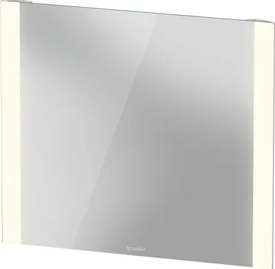 Produktbild von Duravit Licht & Spiegel Best Spiegel mit LED-Beleuchtung, Sensorschalter, Spiegelheizung, Lichtfelder seitlich, Höhe 700mm, Weiß Matt, LM7886D00000000