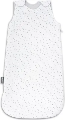 Produktbild von Bellochi Baby Schlafsack Innenschlafsack für Neugeborene und Kleinkinder - 100% Baumwolle - Anpassbar 60/75 cm -   - Ganzjährig Babyschlafsack - Polaris