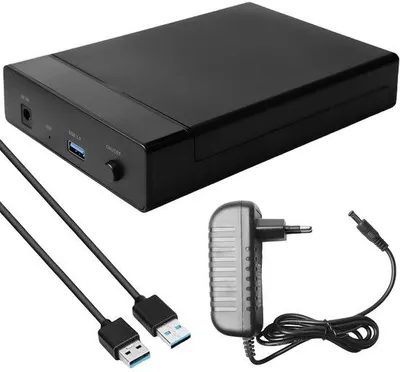 Produktbild von externe SATA-HDD-Dockingstation - USB 3.0 - UASP - 2,5/3,5 Zoll - externe Datenspeicher - für alle Systeme