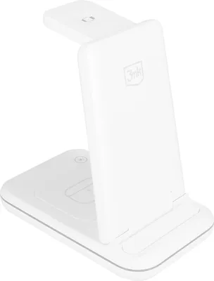 Produktbild von 3mk Ladegerte Hyper Wireless Charger 3w1 15W Induktive Stander Ladestation + Ladekabel USB-C
