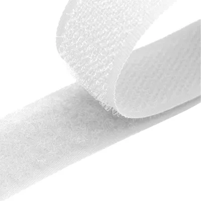 4m Klettband zum Nähen weiß 501