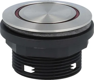 Immagine prodotto di Georg Schlegel Pulsante illuminabile con anello luminoso, rotondo, SHORTRON montaggio intermedio corsa 2,3 mm - 1 pezzo