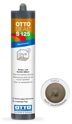 Produktbild von OTTOSEAL Silikon S-125 310ML C6834 MATT SANITÄRGRAU - 1250434