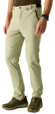 Immagine prodotto di Pantaloni cargo Regatta Travel Light / Zip Off Pant da uomo, repellenti agli insetti, colore: Light Sage, taglia: 50