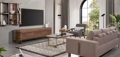 Image de Designer Moderne Meuble Mural Étagères Support TV Meuble mural Suspendu Meuble en bois