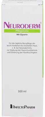 Produktbild von NEURODERM Pflegelotio bei leicht trockener Haut, 500 ml Lotion