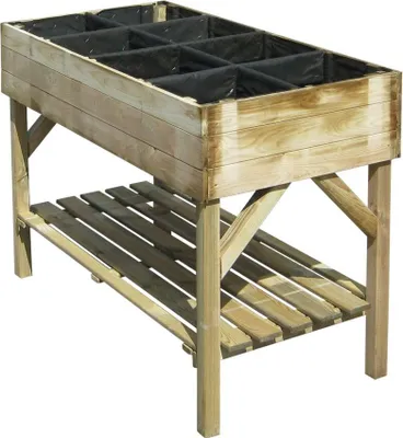 Produktbild von Hochbeet Sabine inkl. Einlage - Abmessungen: 120 x 60 x 86 cm (L x B x H)