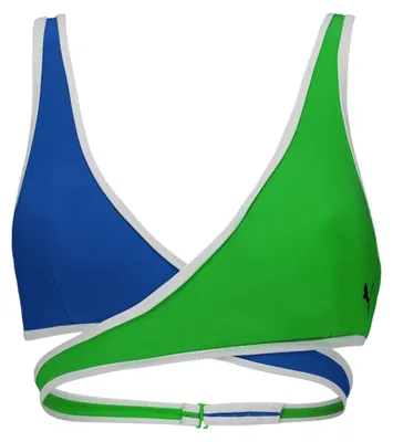 Produktbild von Puma - Bikini Oberteil für Damen, Plunge-BH GT21032 (34 DE) (Blau/Grün)