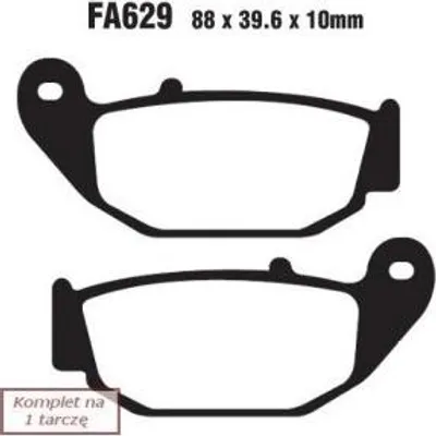 Produktbild von EBC Brakes FA629 Bremsbeläge Satz Bremsklötze für HONDA MOTORCYCLES CBR