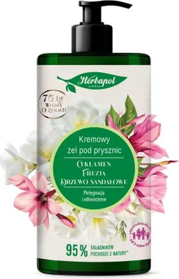 Zdjęcie produktu dla Żel pod prysznic kremowy | cyklamen - frezja - drzewo sandałowe 740 ml