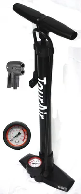 Produktbild von TOUR-AIR Standpumpe Fahrradpumpe für Auto- Dunlop- und Sclaverantventil