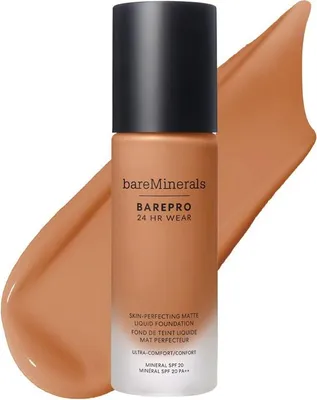 Zdjęcie produktu dla BAREPRO 24HR WEAR matujący podkład w płynie SPF20 #Fair 10 Warm 30 ml