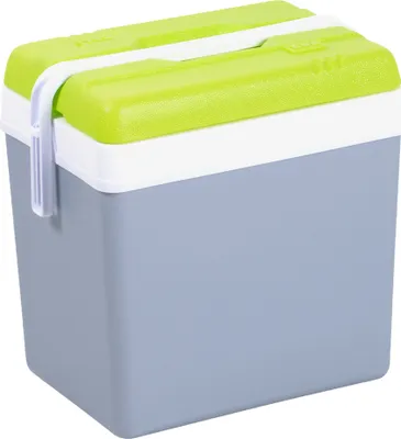 Produktbild von EDA Kühlbox Kunststoff 24 Liter grau / grün