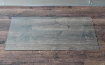 Produktbild von Rechteck 130x50cm - Funkenschutzplatte Kaminbodenplatte Glasplatte