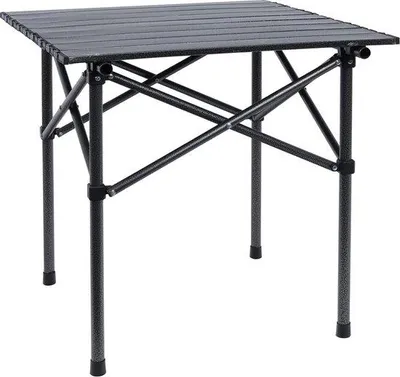 Produktbild von Famanu Campingtafel Aluminium - für 4 Personen, inkl. Tragetasche, schwarz