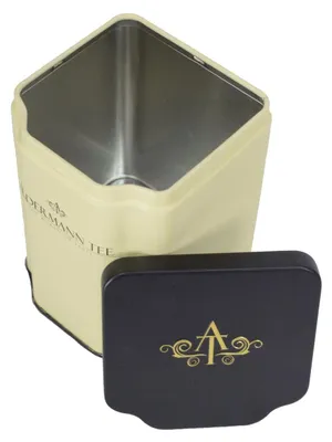 Produktbild von Teedosen 6,12, 24er-Set "Aldermann Tee" Teedose, mit Deckel 8x8x11 cm