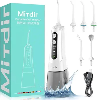 Produktbild von Kabelloser Zahnerflosser 5 Tips 4 Modi wasserdicht oplaadbar