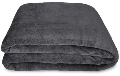 Produktbild von NYVI Kuscheldecke CozyFleece 150x200 cm Anthrazit - Wolldecke Flauschig, Warm, Weich, Fusselfrei - Fleecedecke für Couch, Bett, Sofa - Wohndecke, Sofadecke, Couchdecke, Blanket
