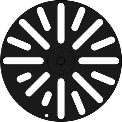Produktbild von Kaminrost / Ascherost Ø 198x10mm passend für Hark **