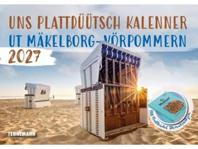 Zdjęcie produktu dla Kalendarz w języku plattdeutsch (meklembursko-pomorskim) na rok 2027