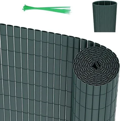 Image de Protection en PVC pour balcon et pergola, 4 x 4 m - Vert