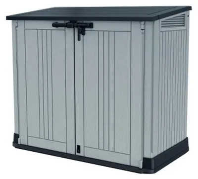 Zdjęcie produktu dla KETER Skrzynia Ogrodowa/Balkonowa MIDI Szaro-Czarna 132x71,5x113,5cm