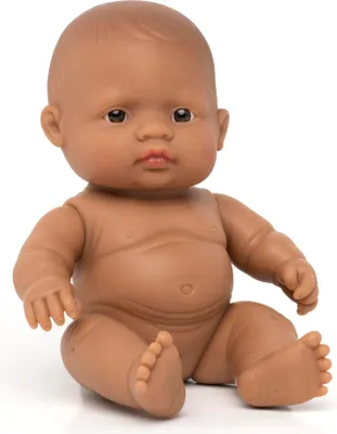 Produktbild von Miniland Babypuppe südamerikanisches Mädchen 21cm-31148, Merhfarbig