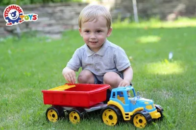 Obrázek produktu pro TechnoK 3442 Traktor s přívěsem, velikost 54 x 17,5 x 16 cm, vícebarevný