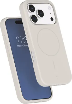 Zdjęcie produktu dla Force Case, silikonowe etui MagSafe na iPhone'a 17 Pro, grubość 2 m, białe
