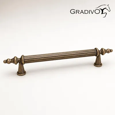 Produktbild von Möbelgriff, Schrankgriff, Bügelgriff 916, Bronze, 224 mm