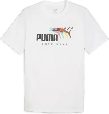 Immagine prodotto di Puma Ess+ Love Wins Maglietta a maniche corte Bianco M Uomo,Donna Bianco M